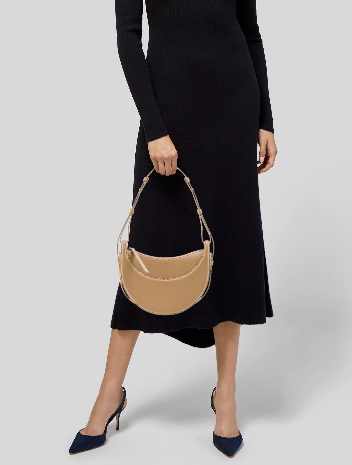 Polène Leather Shoulder Bag