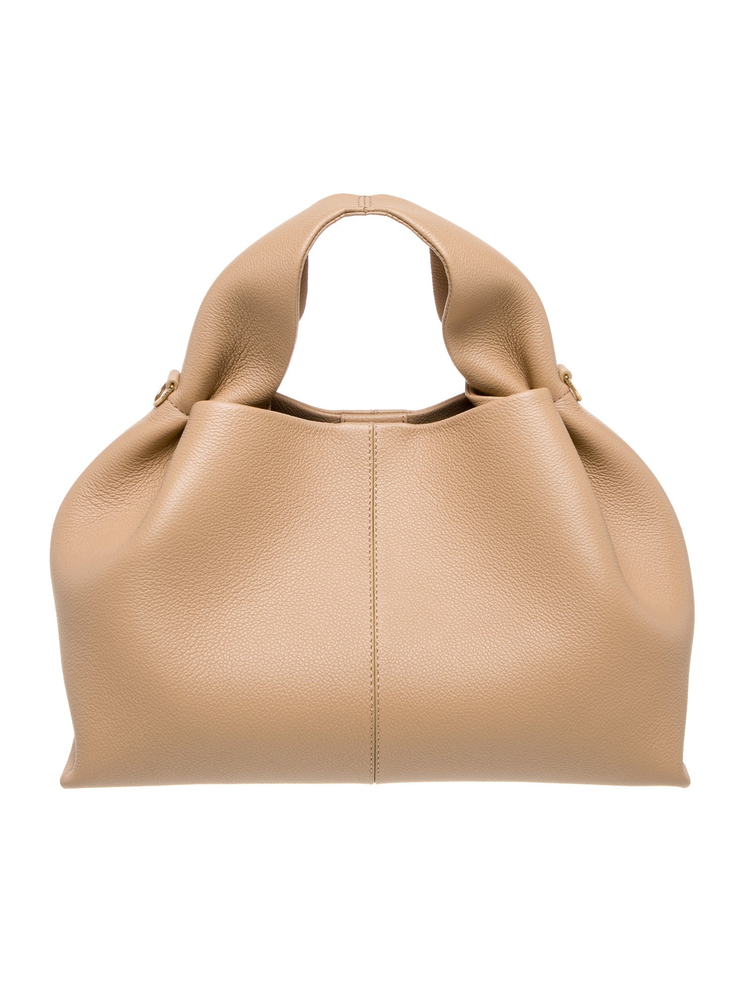 Polène Leather Top Handle Bag