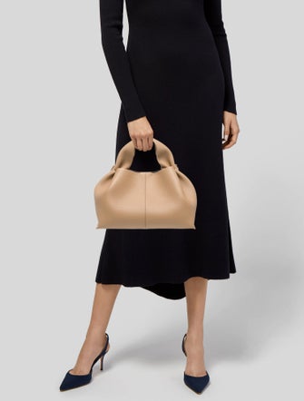Polène Leather Top Handle Bag