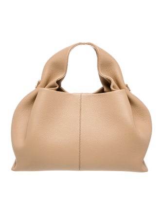 Polène Leather Top Handle Bag