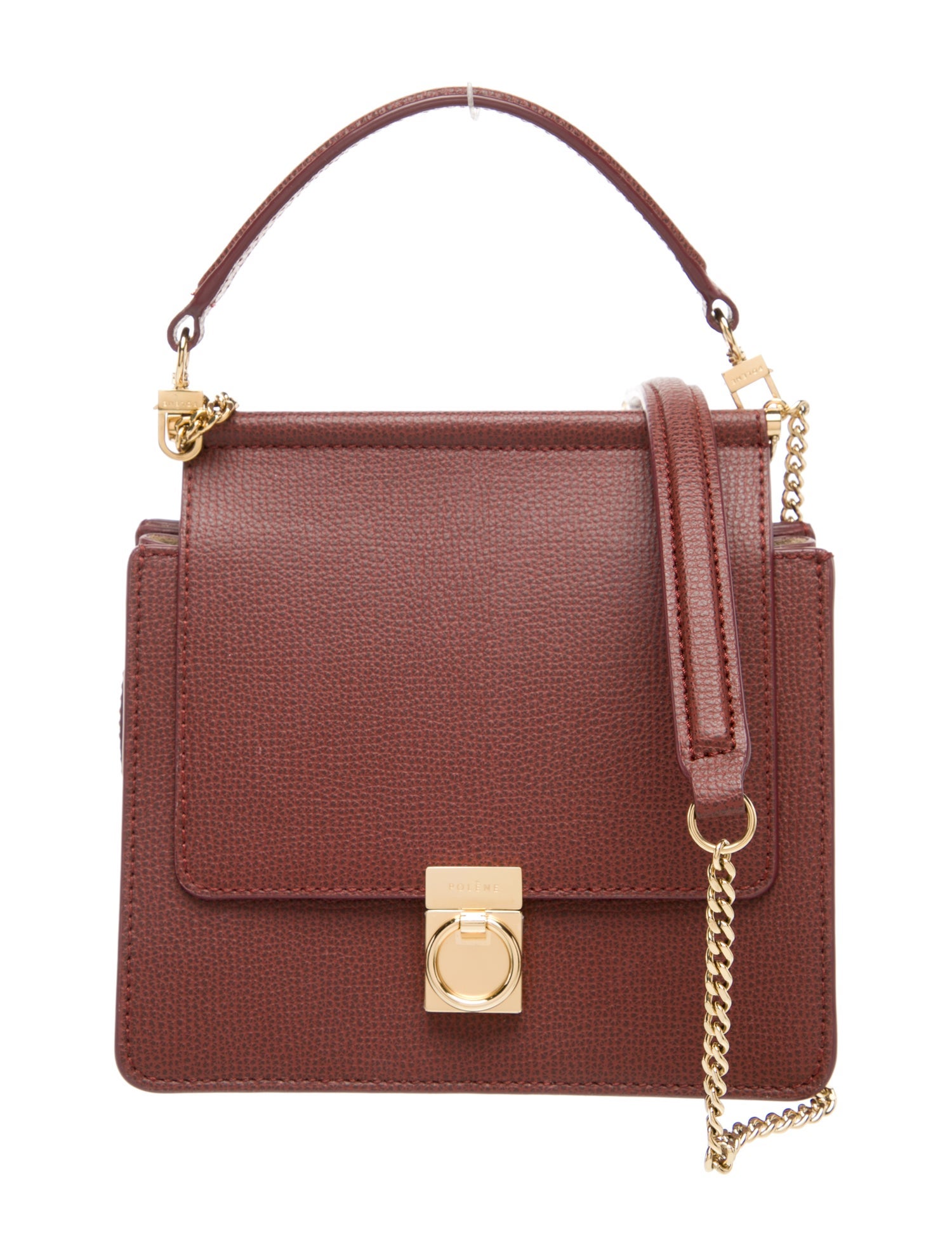 Polène Leather Shoulder Bag