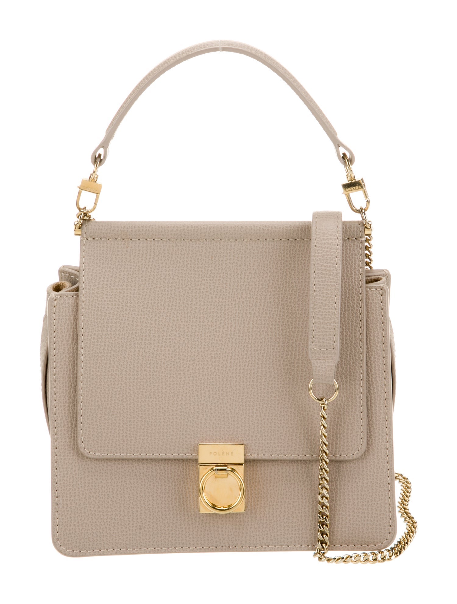 Polène Leather Shoulder Bag