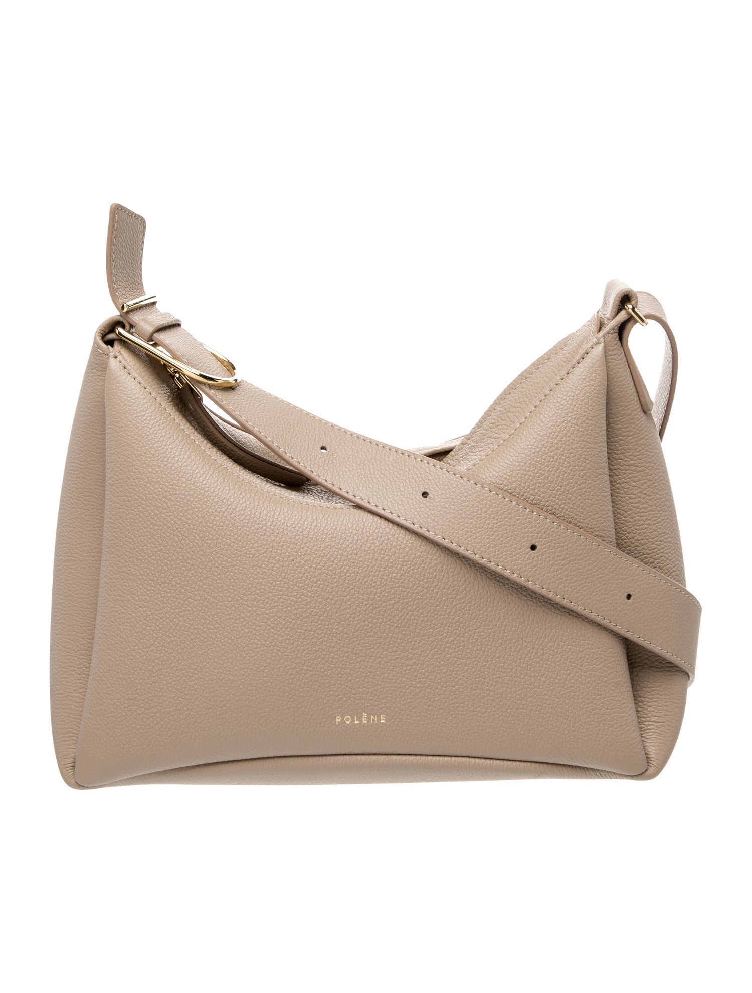 Polène Leather Messenger Bag