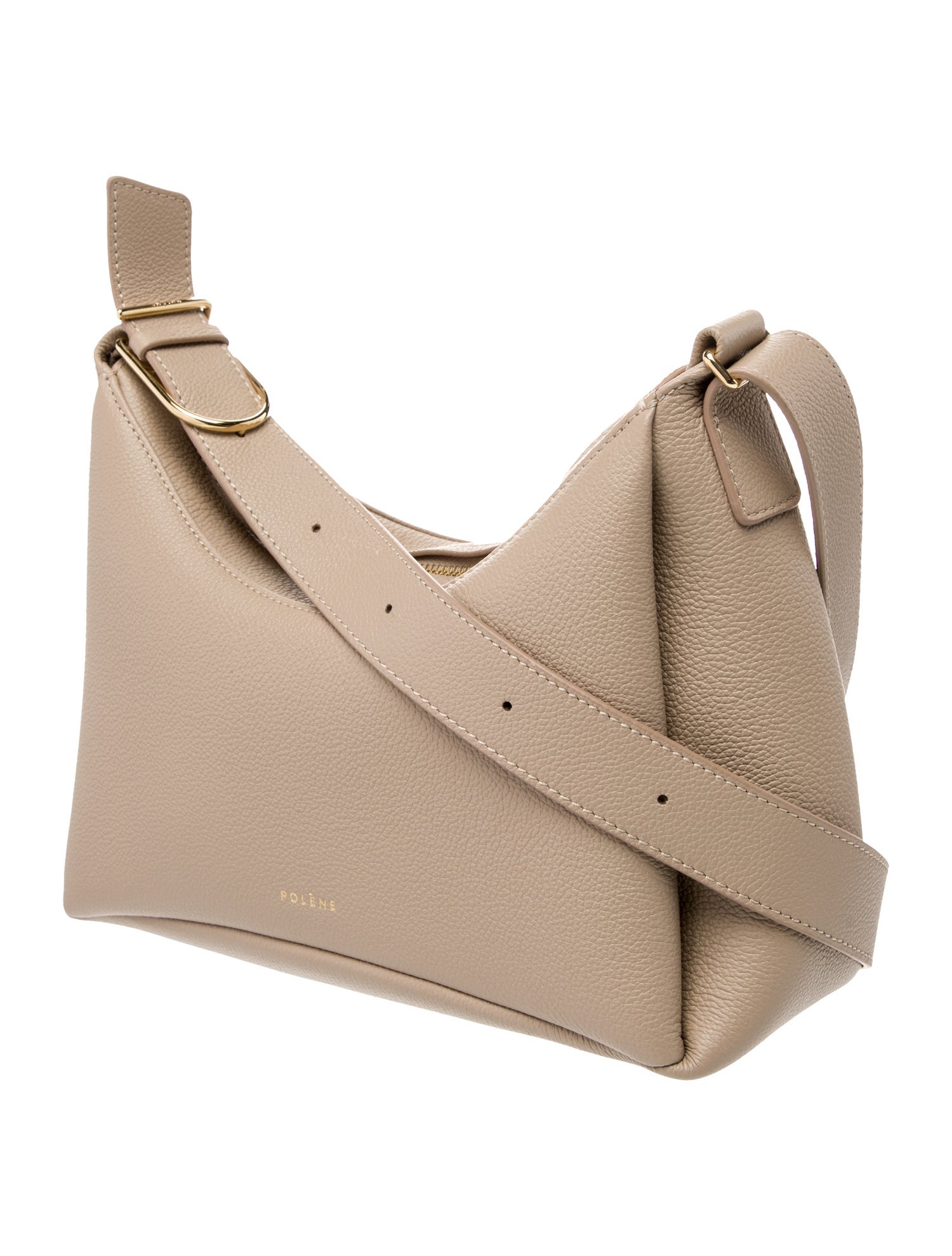 Polène Leather Messenger Bag