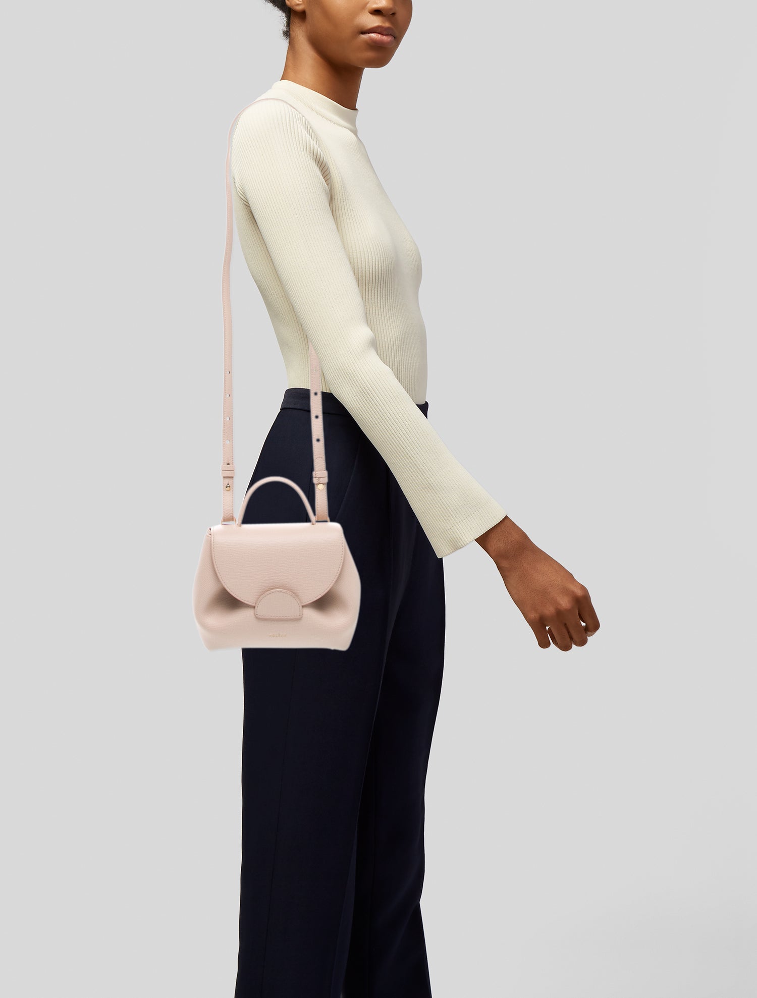 Polène Leather Shoulder Bag