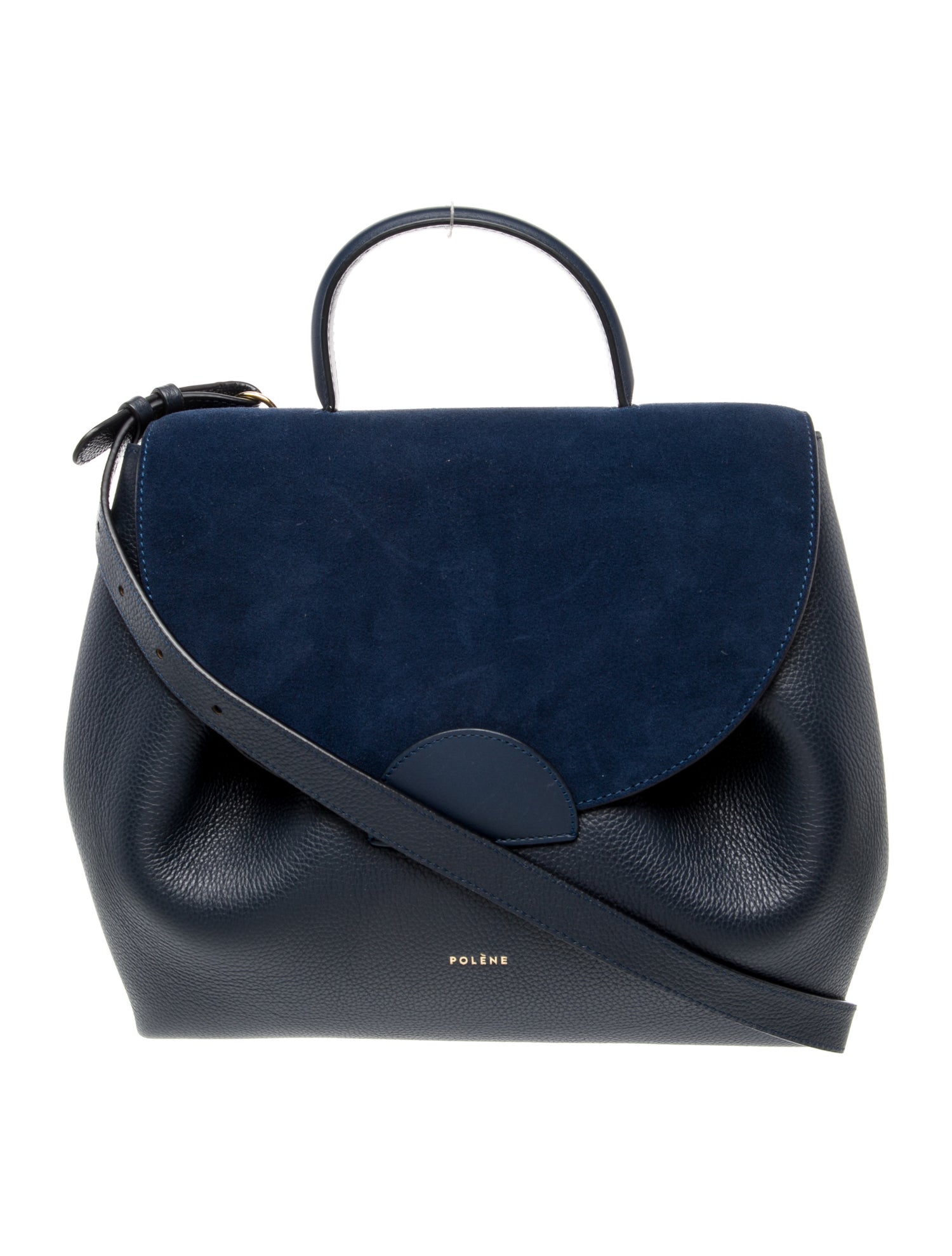 Polène Leather Top Handle Bag