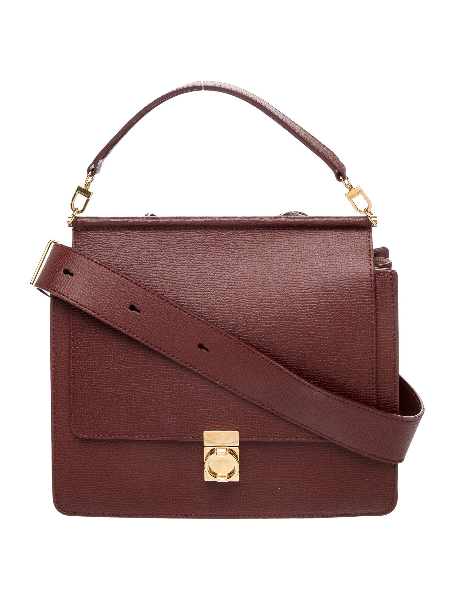Polène Leather Shoulder Bag