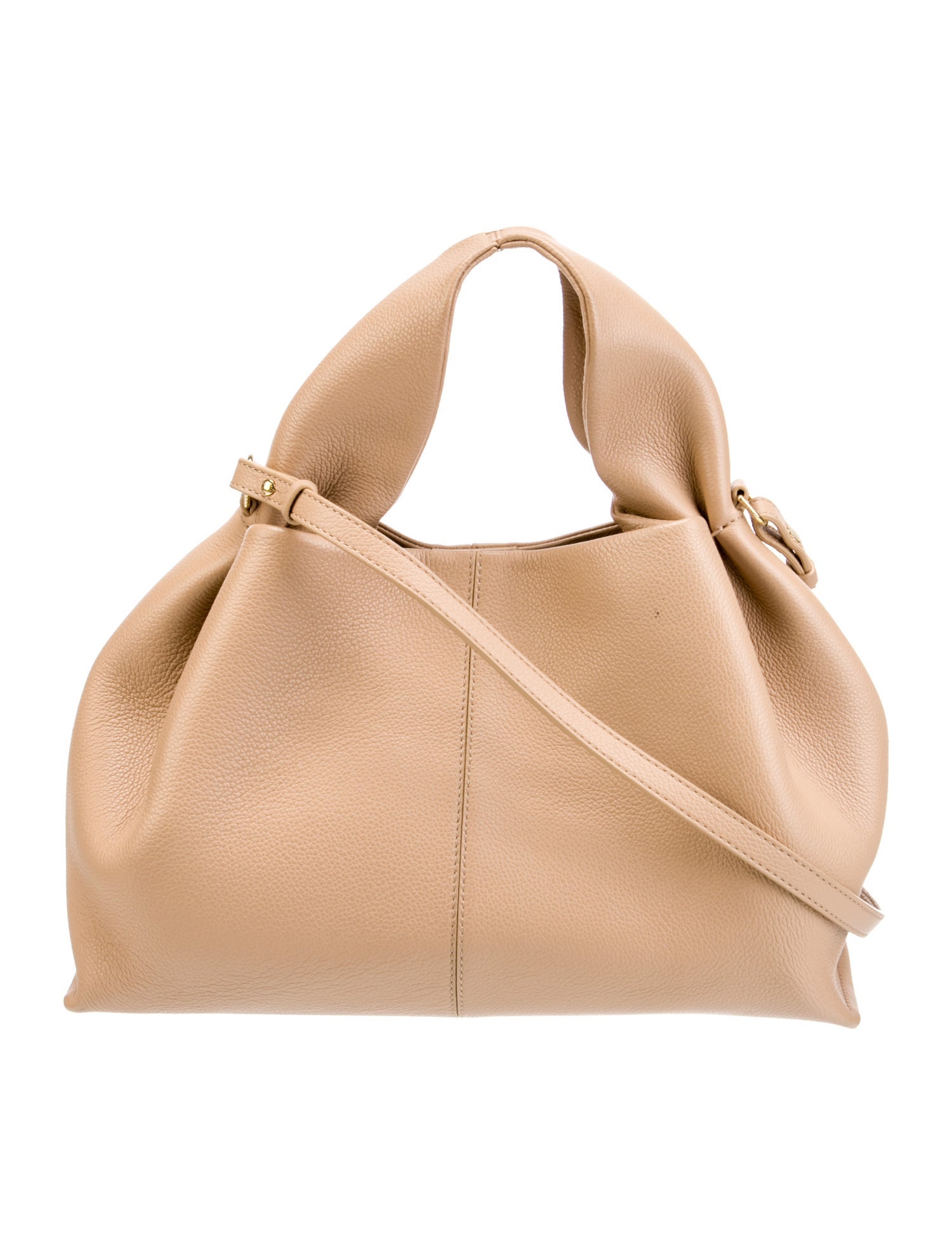 Polène Leather Top Handle Bag