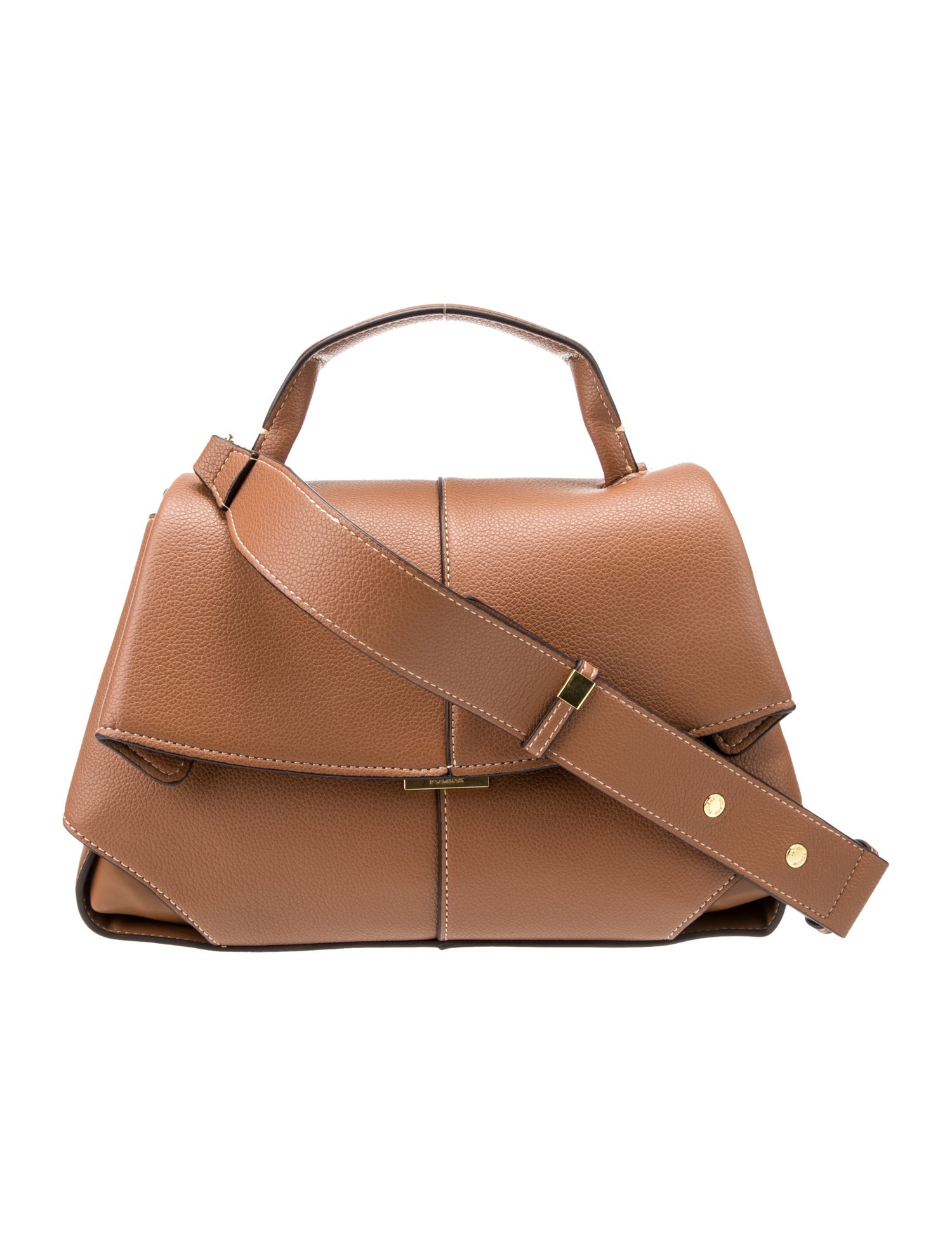 Polène Leather Top Handle Bag
