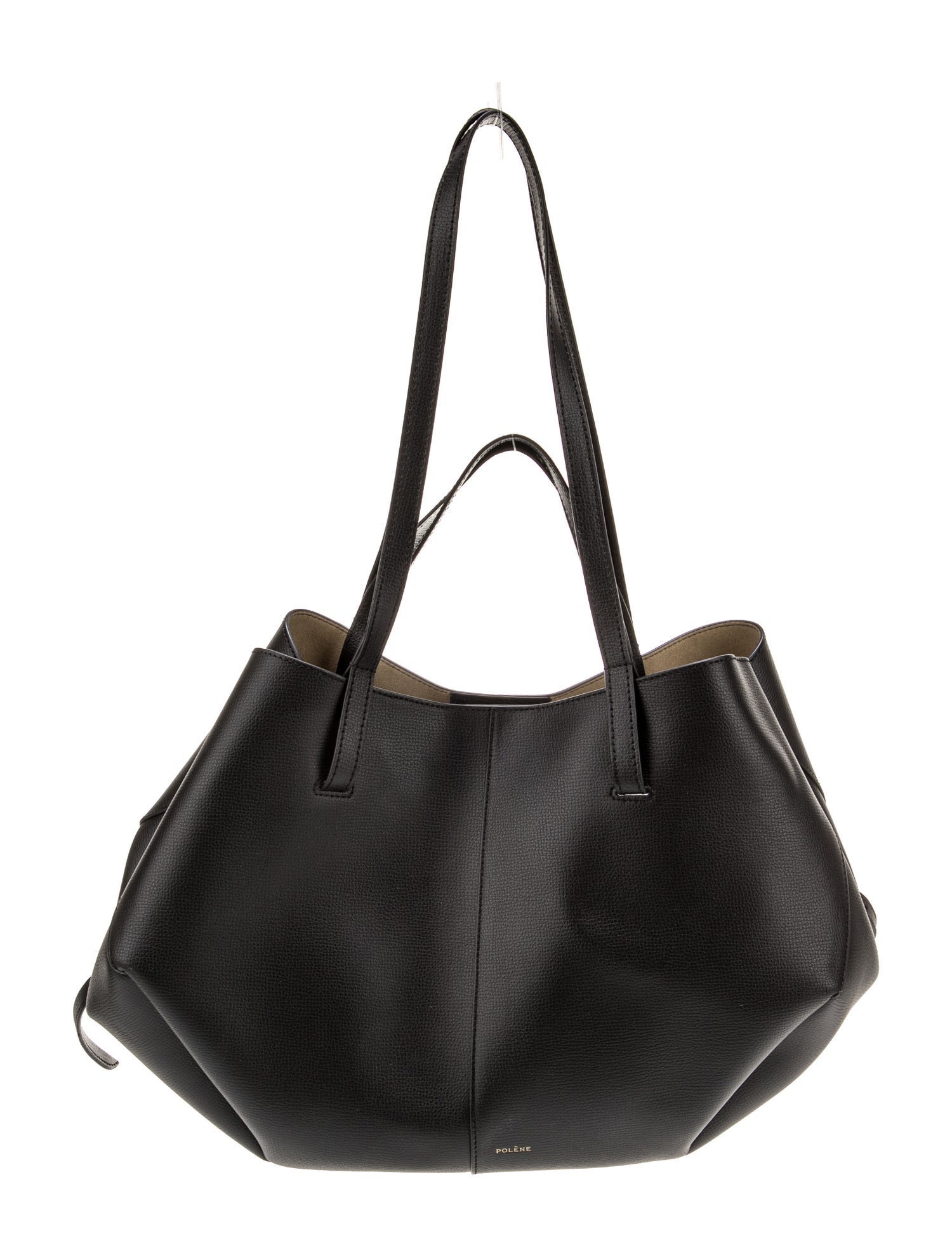 Polène Leather Top Handle Bag