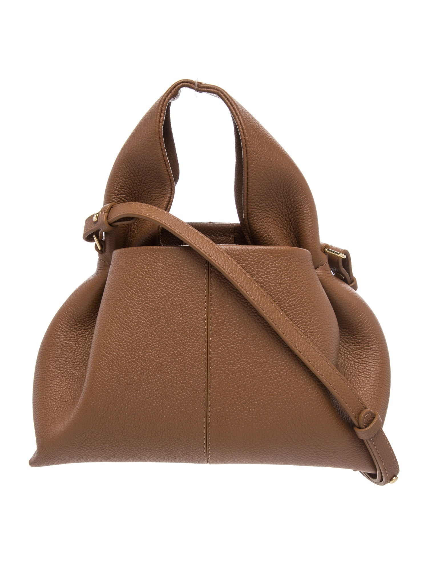 Polène Leather Top Handle Bag