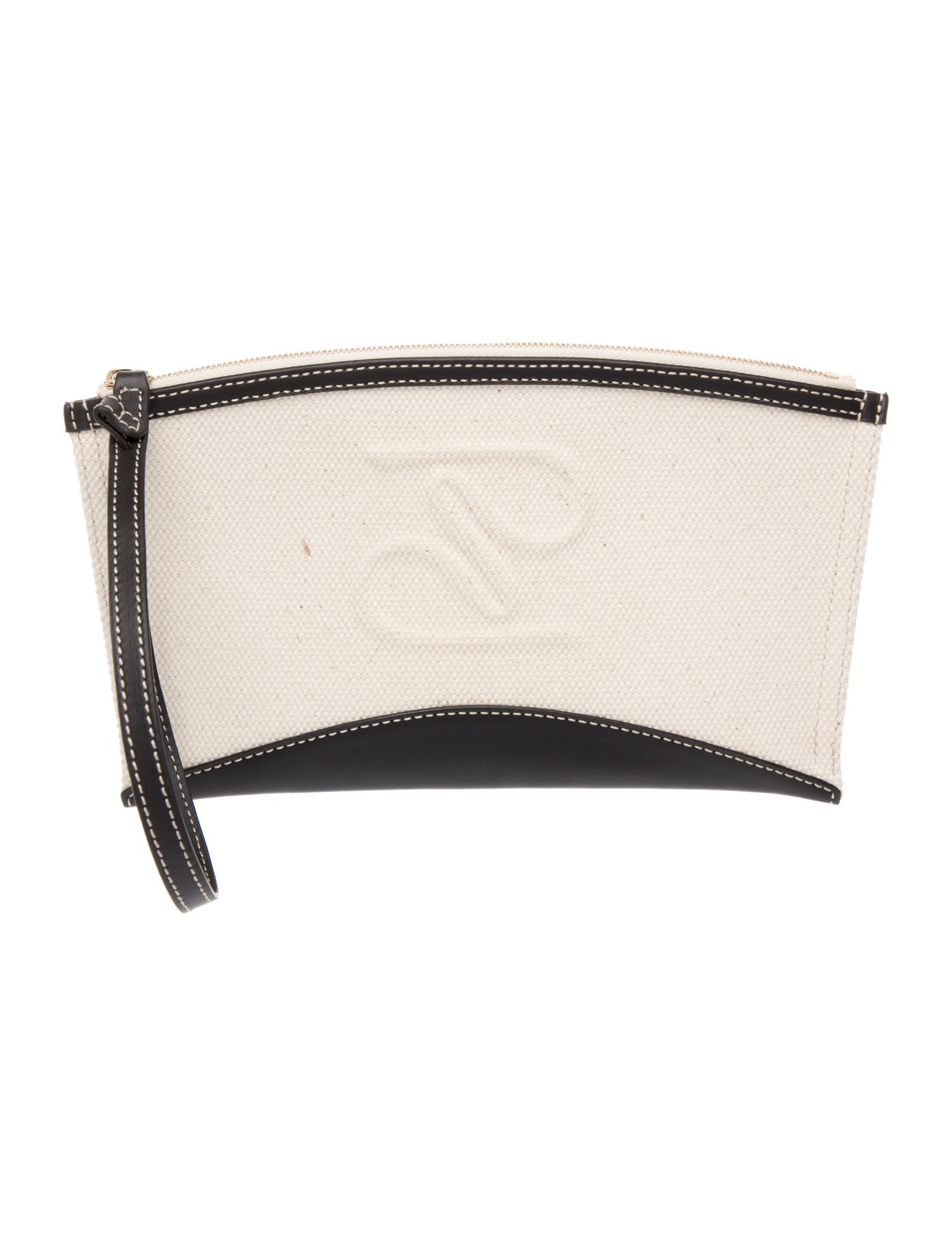 Polène Canvas Clutch