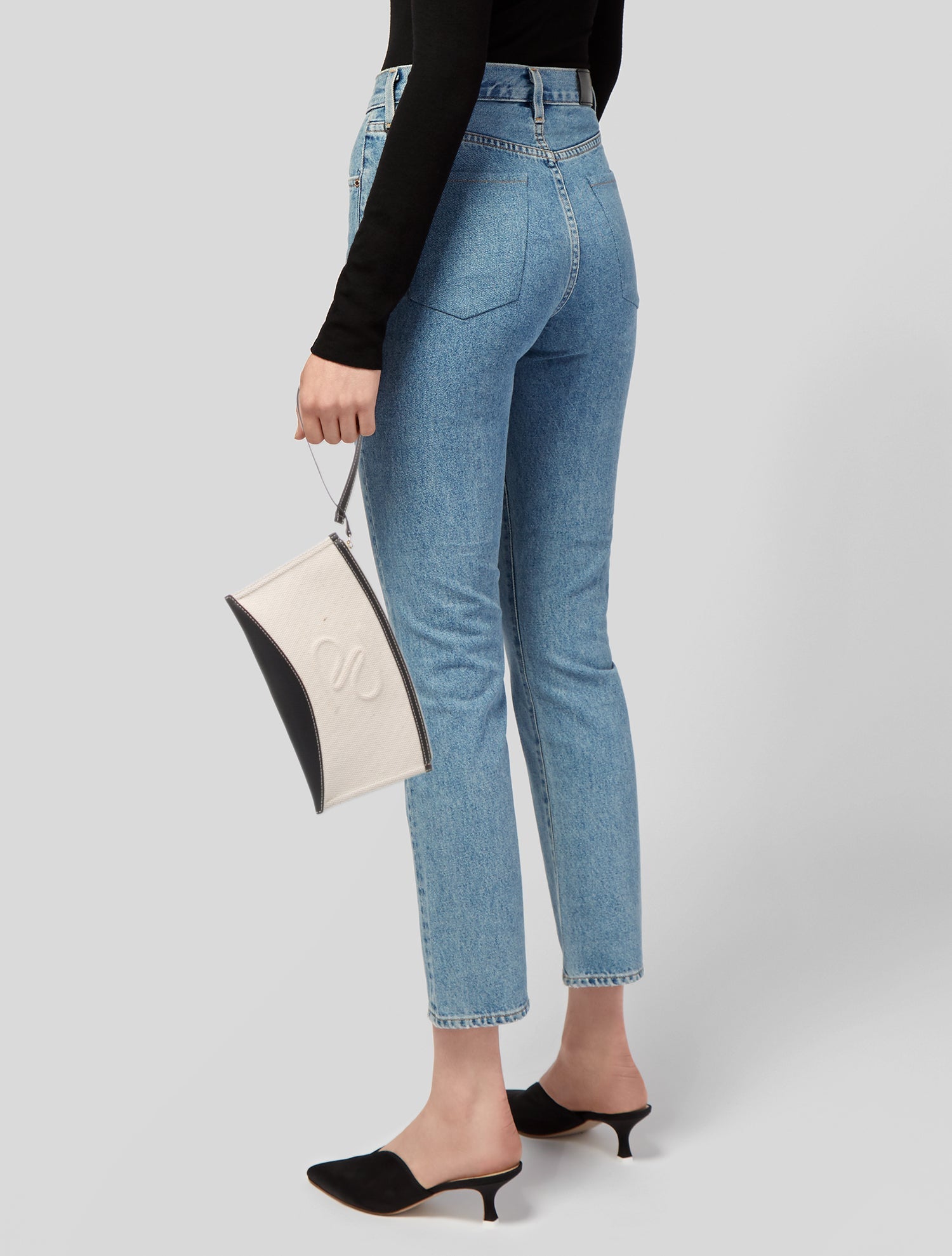 Polène Canvas Clutch