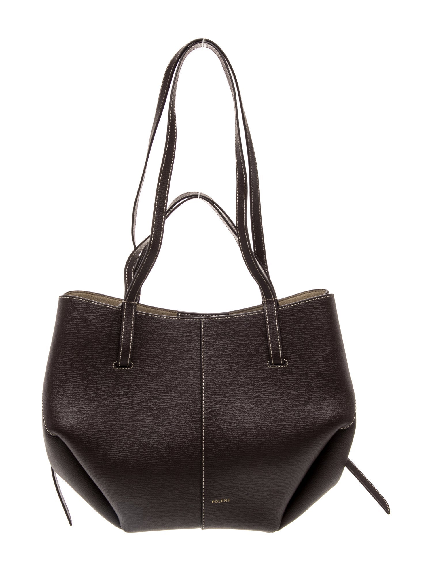 Polène Leather Cyme Shoulder Bag
