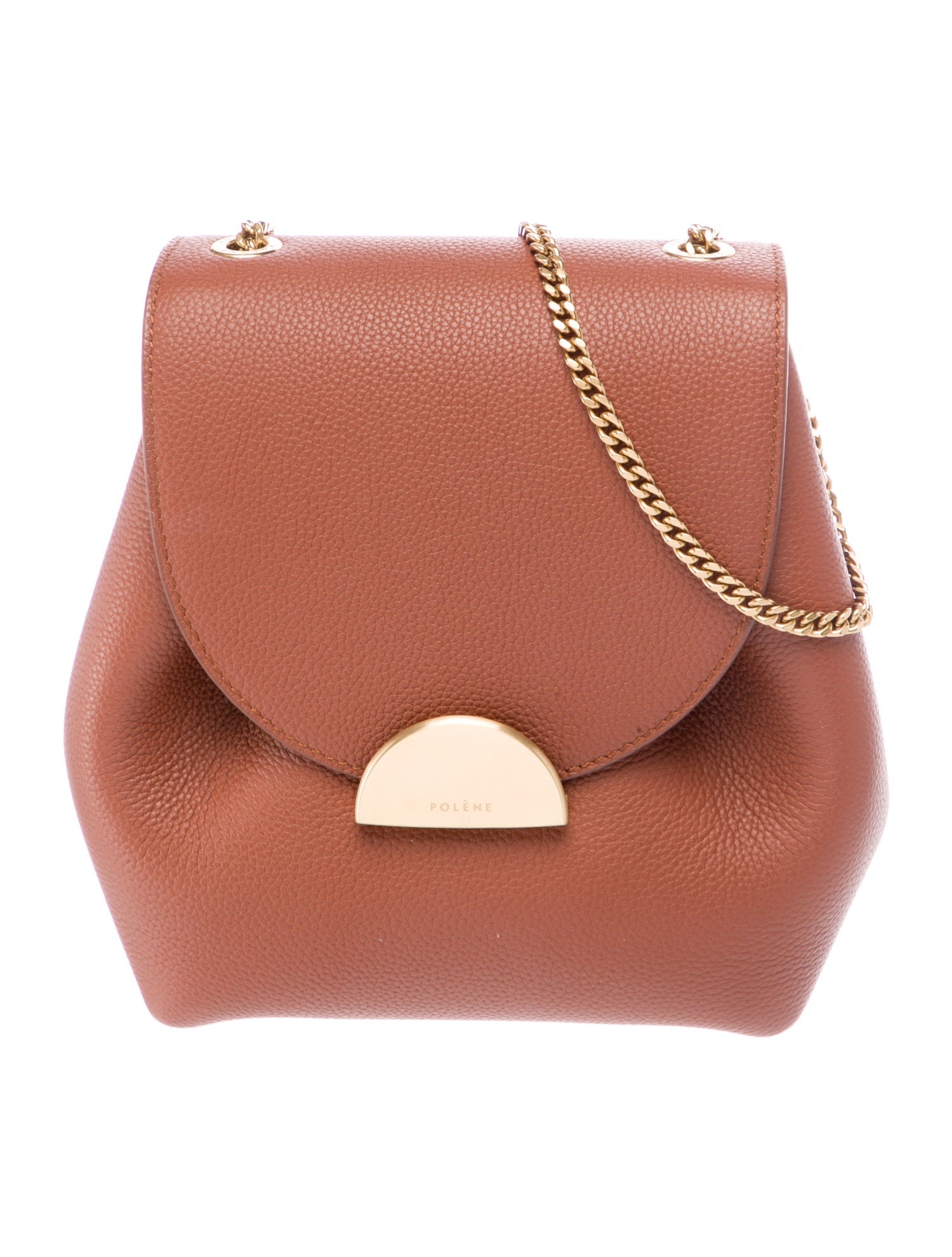 Polène Leather Crossbody Bag
