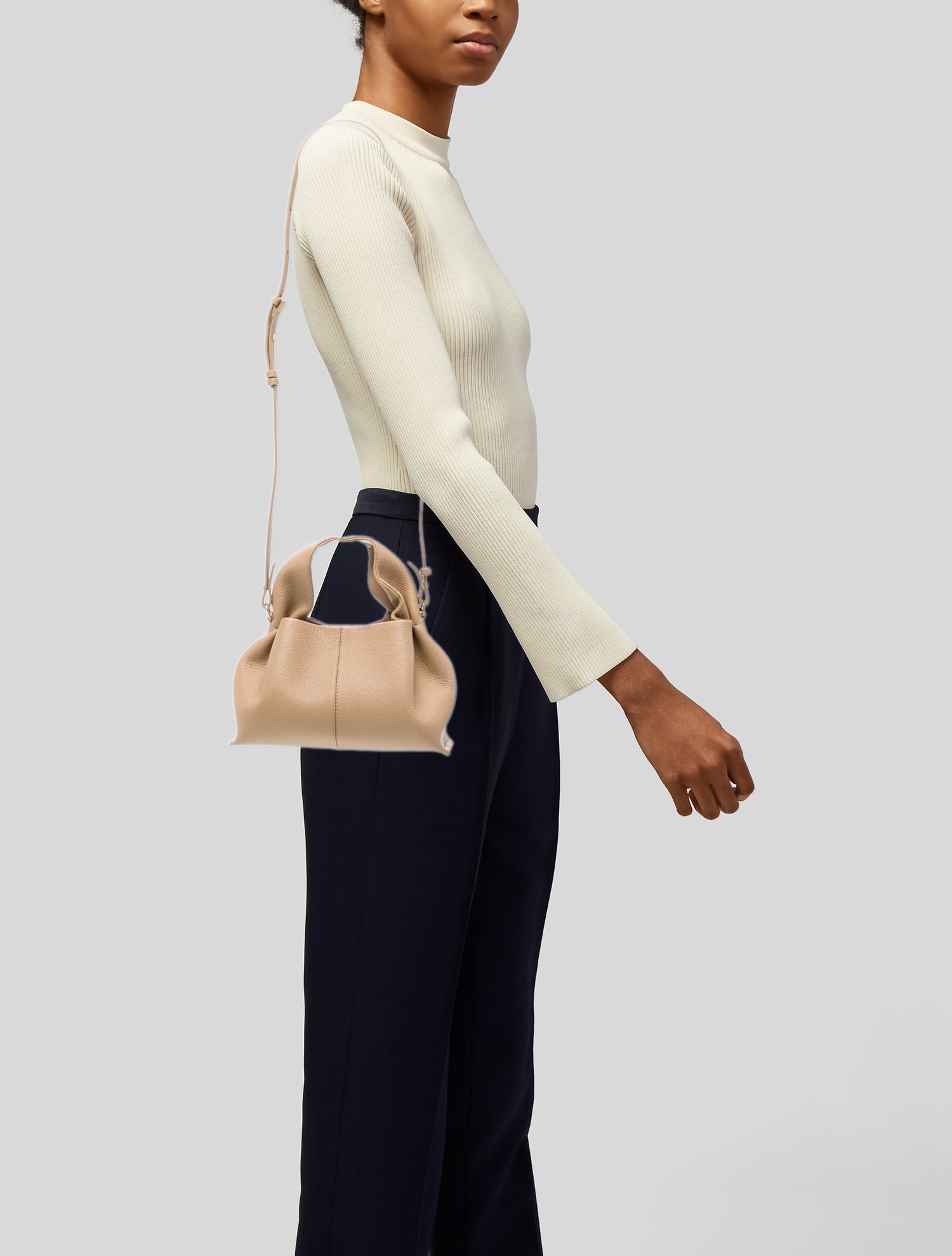 Polène Leather Top Handle Bag w/ Tags