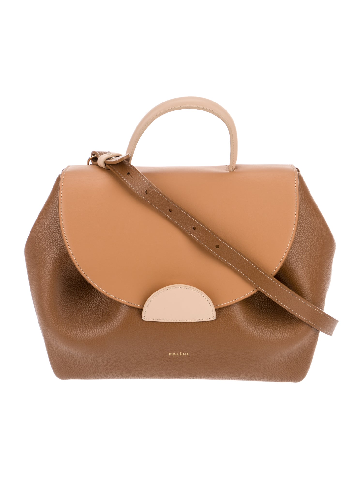 Polène Leather Crossbody Bag