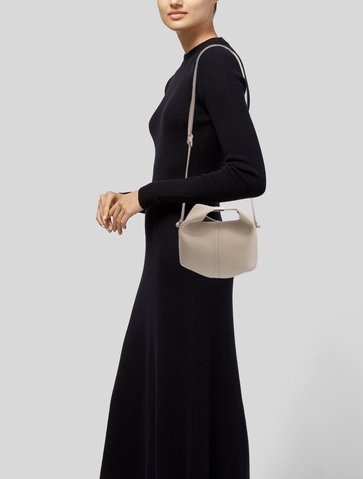 Polène Leather Crossbody Bag