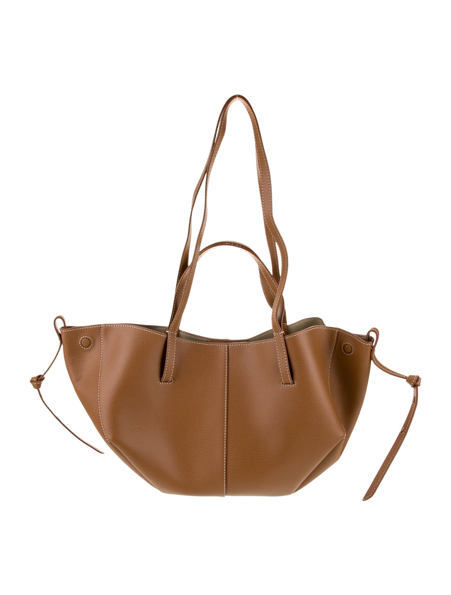 Polène Leather Top Handle Bag