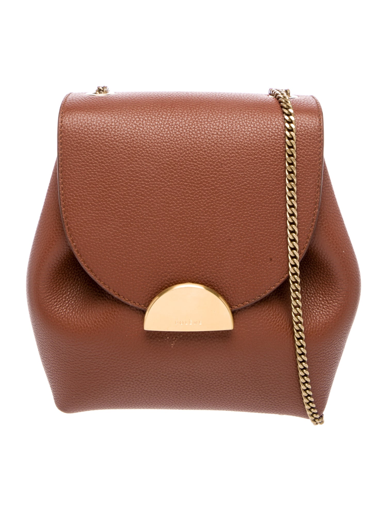 Polène Leather Crossbody Bag