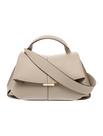 Polène Leather Top Handle Bag
