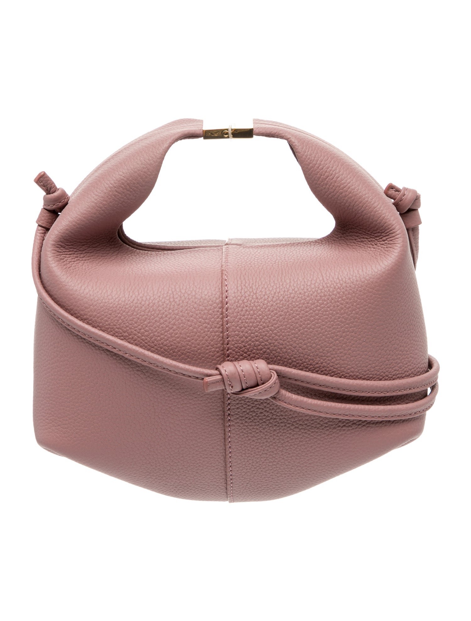 Polène Leather Top Handle Bag