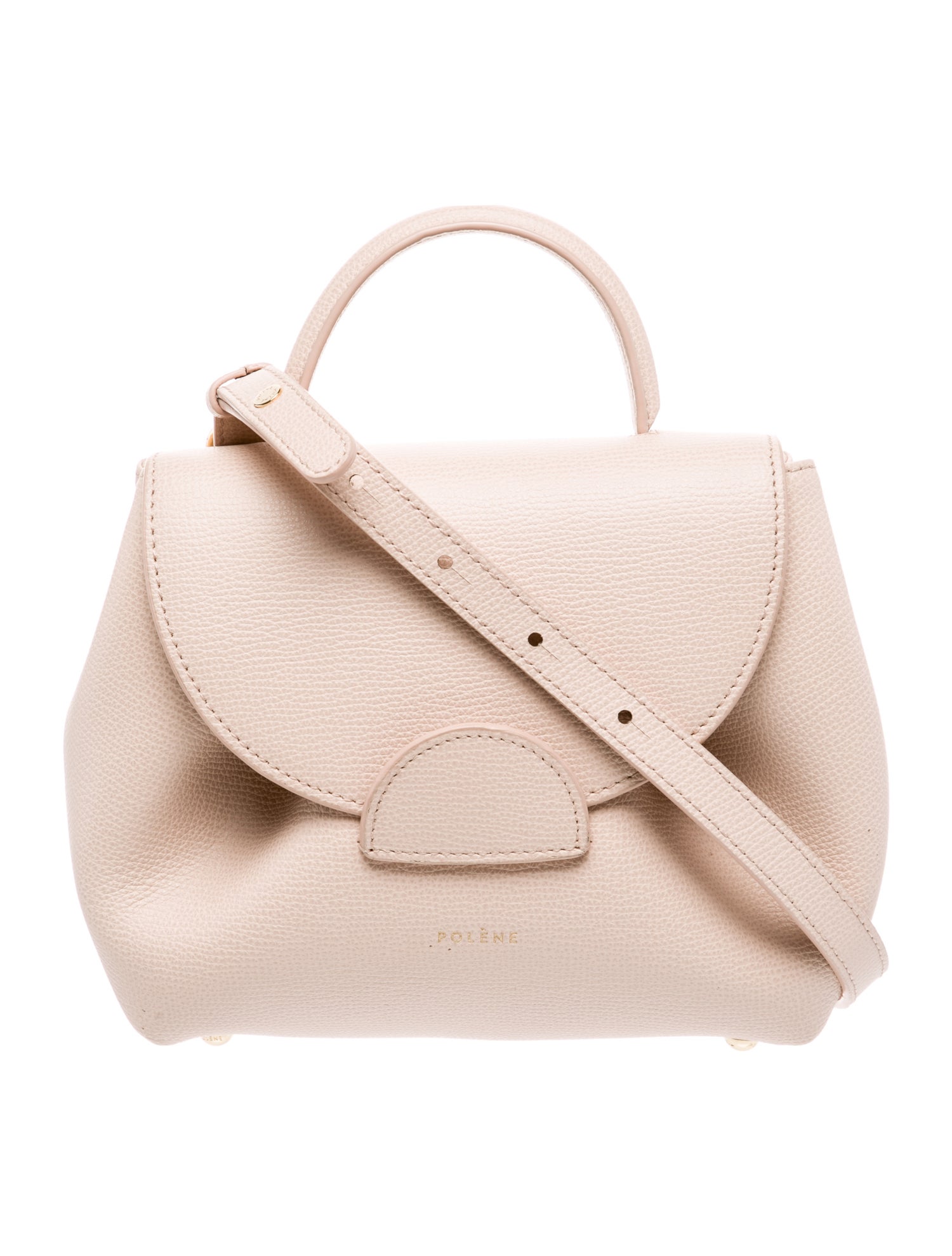Polène Leather Crossbody Bag
