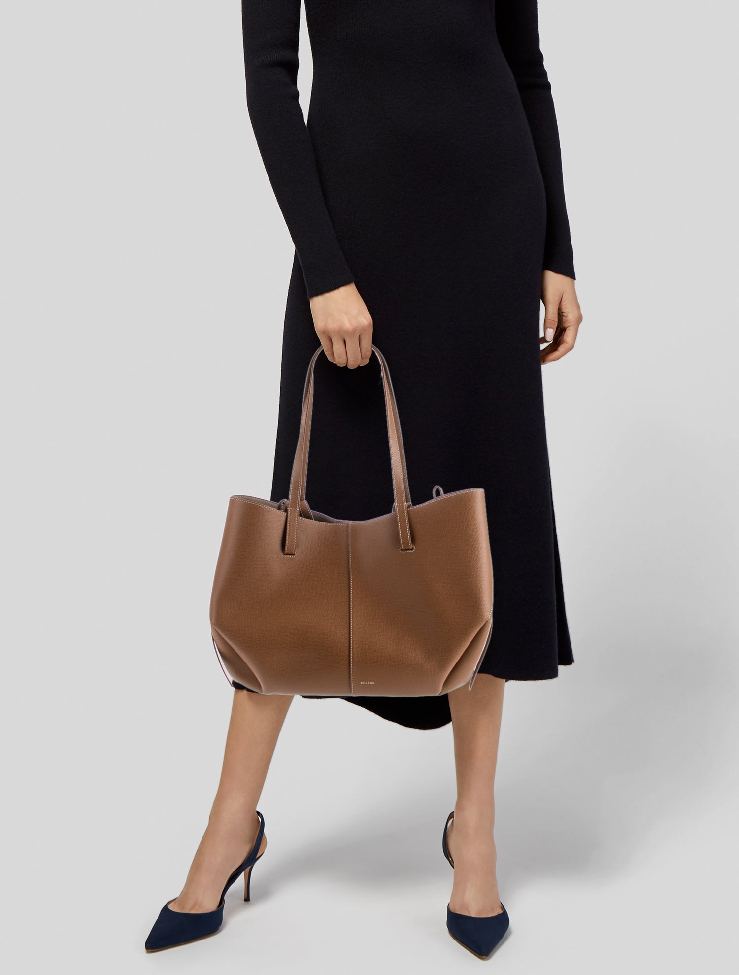 Polène Leather Tote