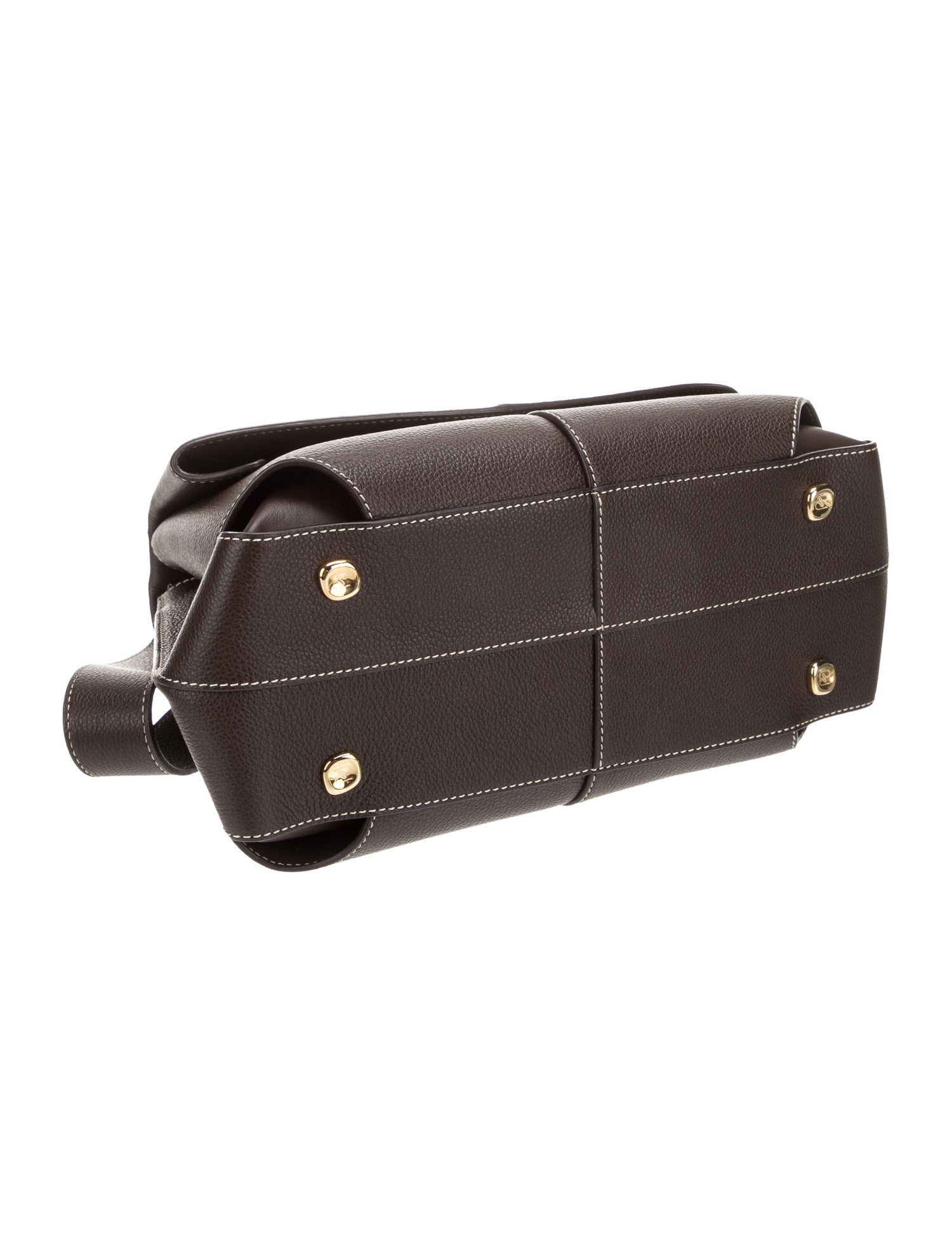 Polène Leather Top Handle Bag