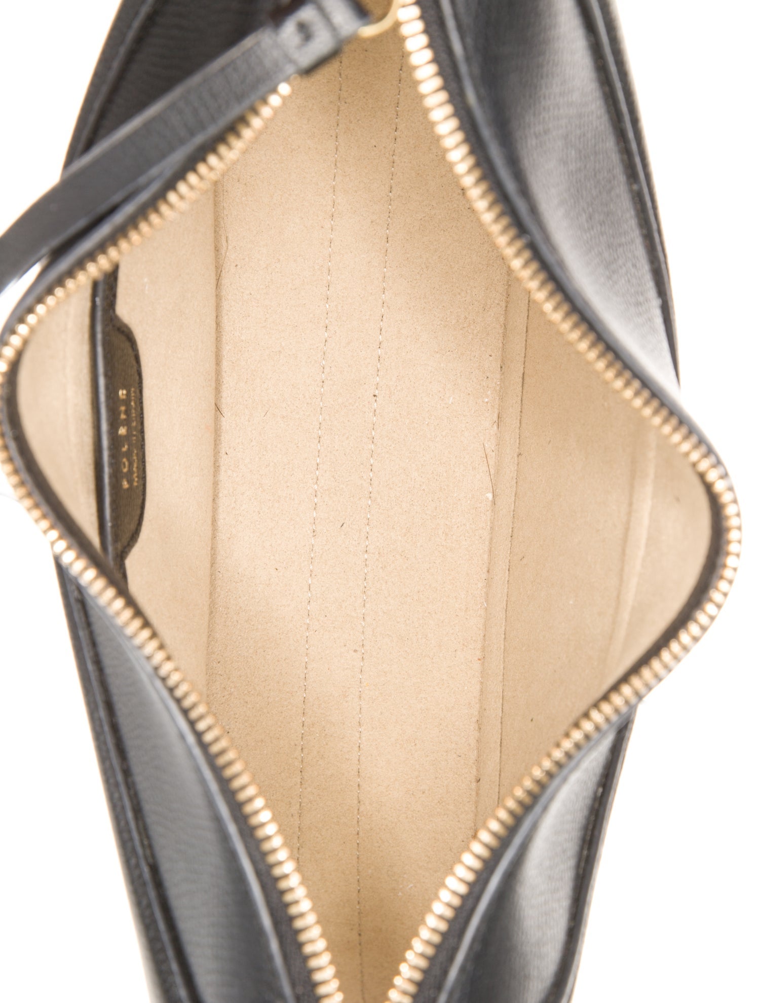 Polène Leather Messenger Bag