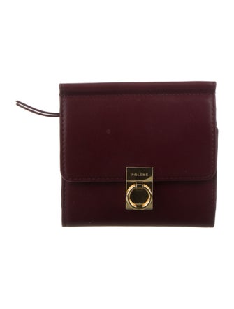 Polène Numéro Sept Leather Trifold Wallet