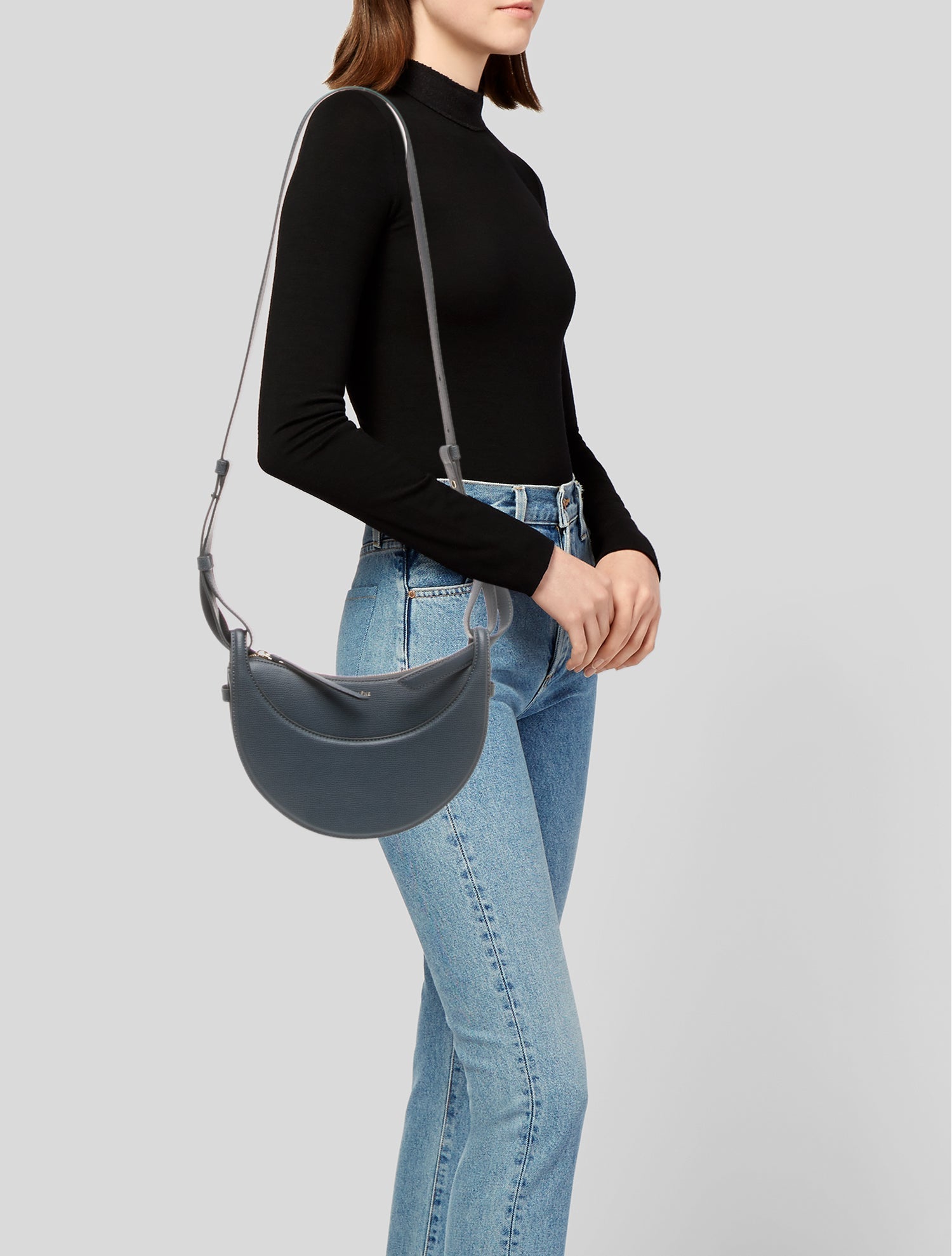 Polène Leather Shoulder Bag