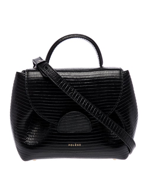 Polène Leather Top Handle Bag