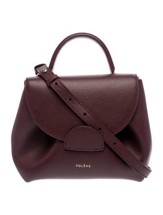 Polène Leather Top Handle Bag