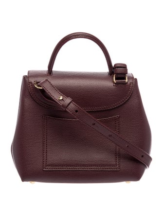 Polène Leather Top Handle Bag