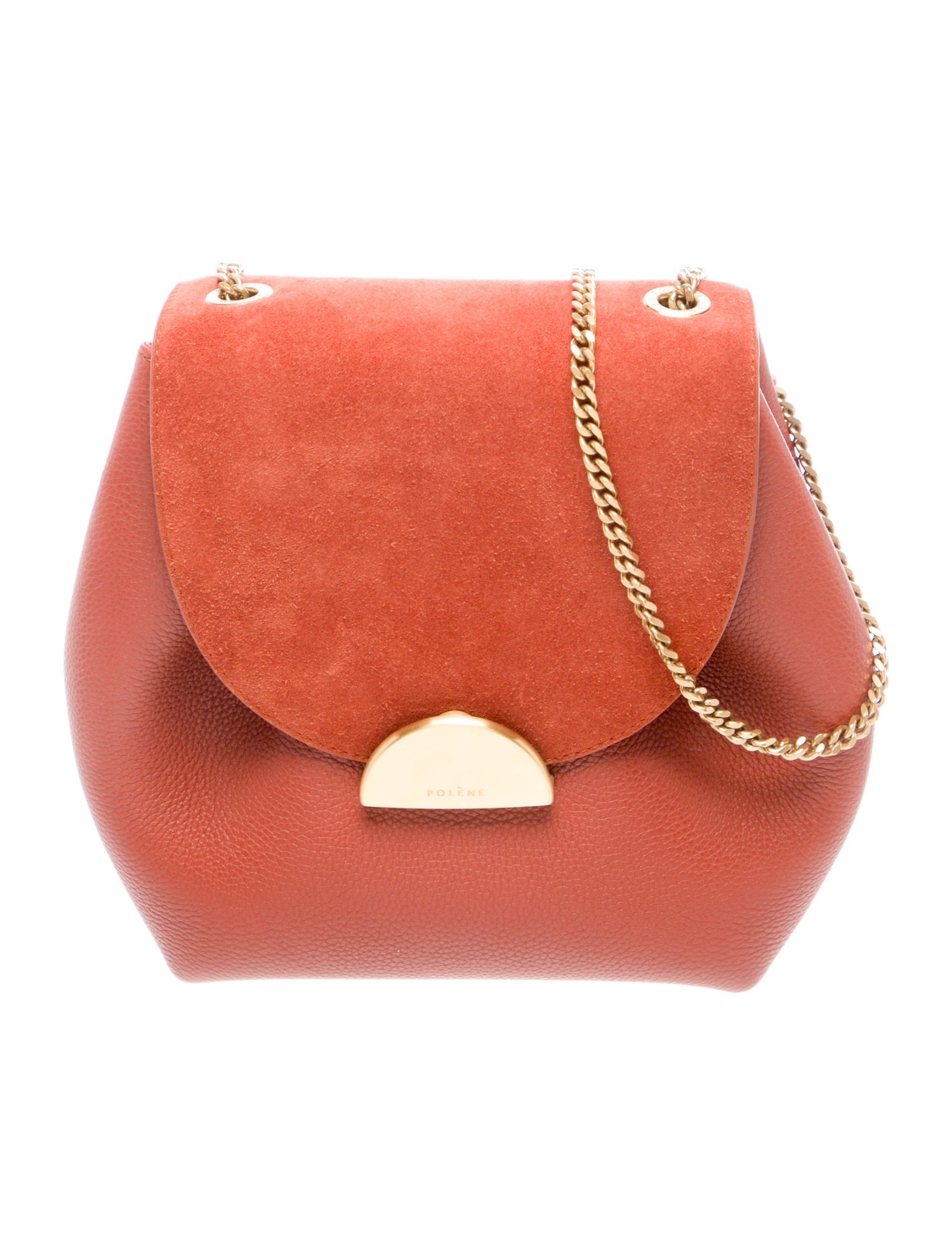 Polène Leather Crossbody Bag