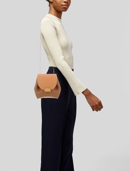 Polène Leather Shoulder Bag