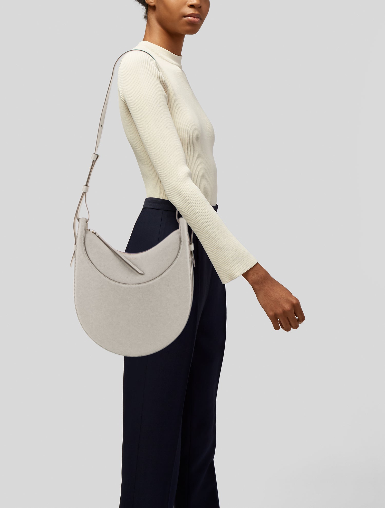 Polène Leather Shoulder Bag