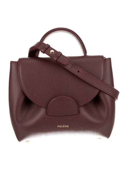 Polène Leather Top Handle Bag