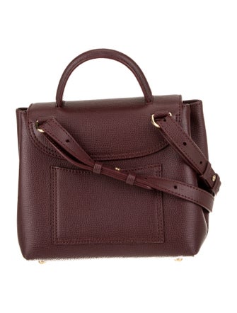 Polène Leather Top Handle Bag