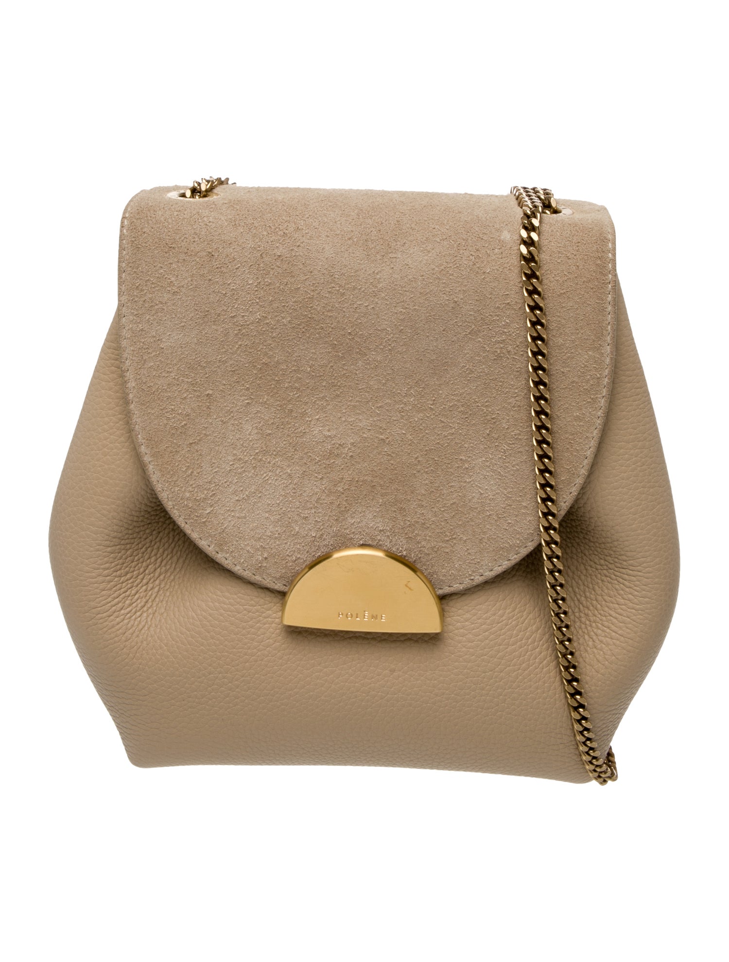 Polène Leather Crossbody Bag