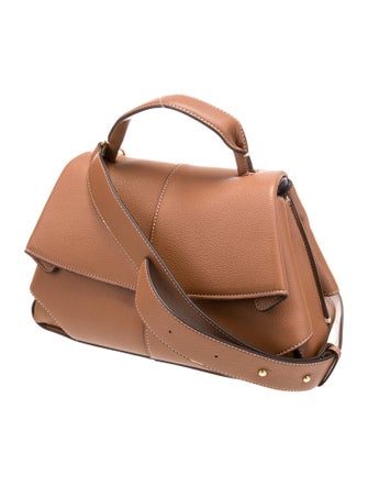 Polène Leather Top Handle Bag