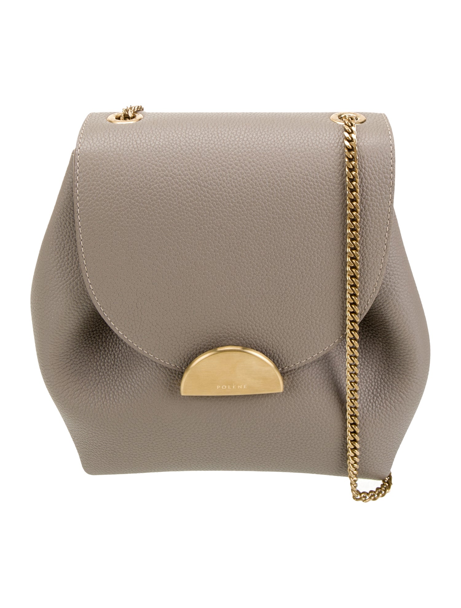 Polène Leather Shoulder Bag