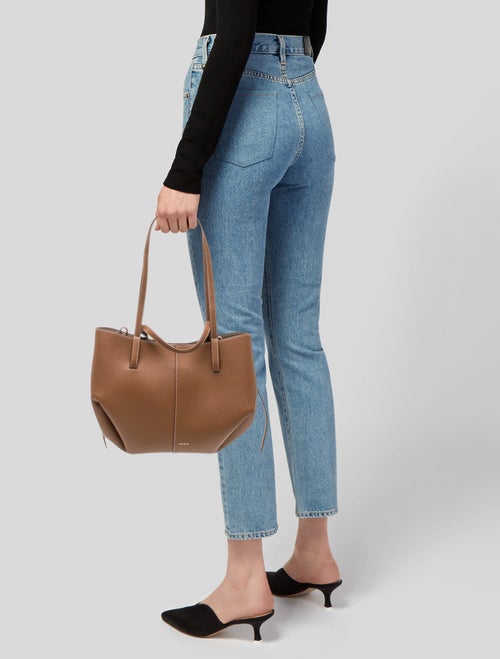 Polène Leather Top Handle Bag