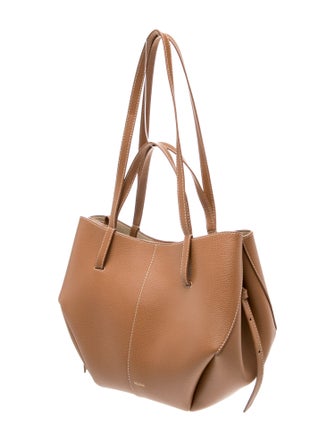 Polène Leather Top Handle Bag