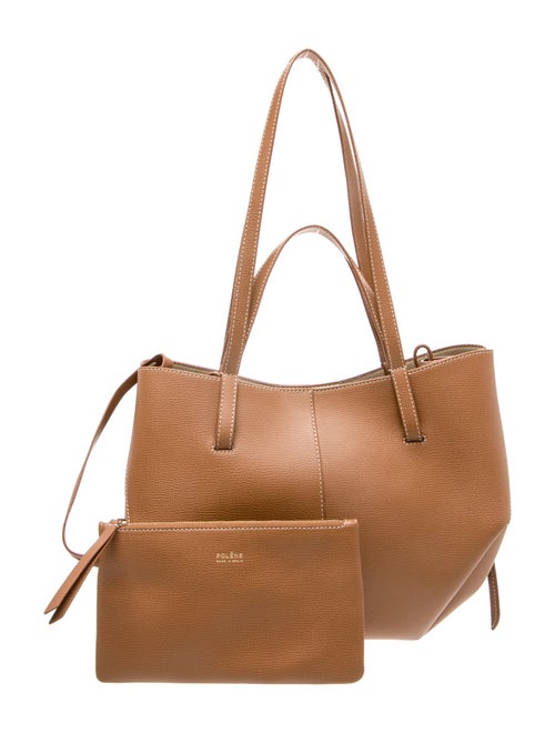 Polène Leather Top Handle Bag