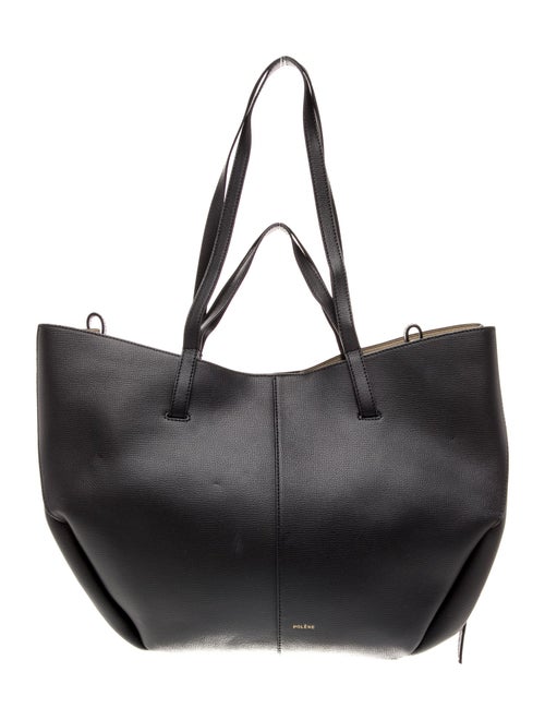 Polène Leather Top Handle Bag