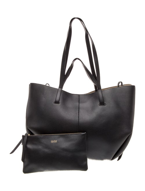 Polène Leather Top Handle Bag