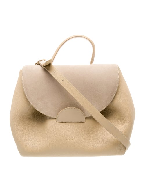 Polène Leather Top Handle Bag