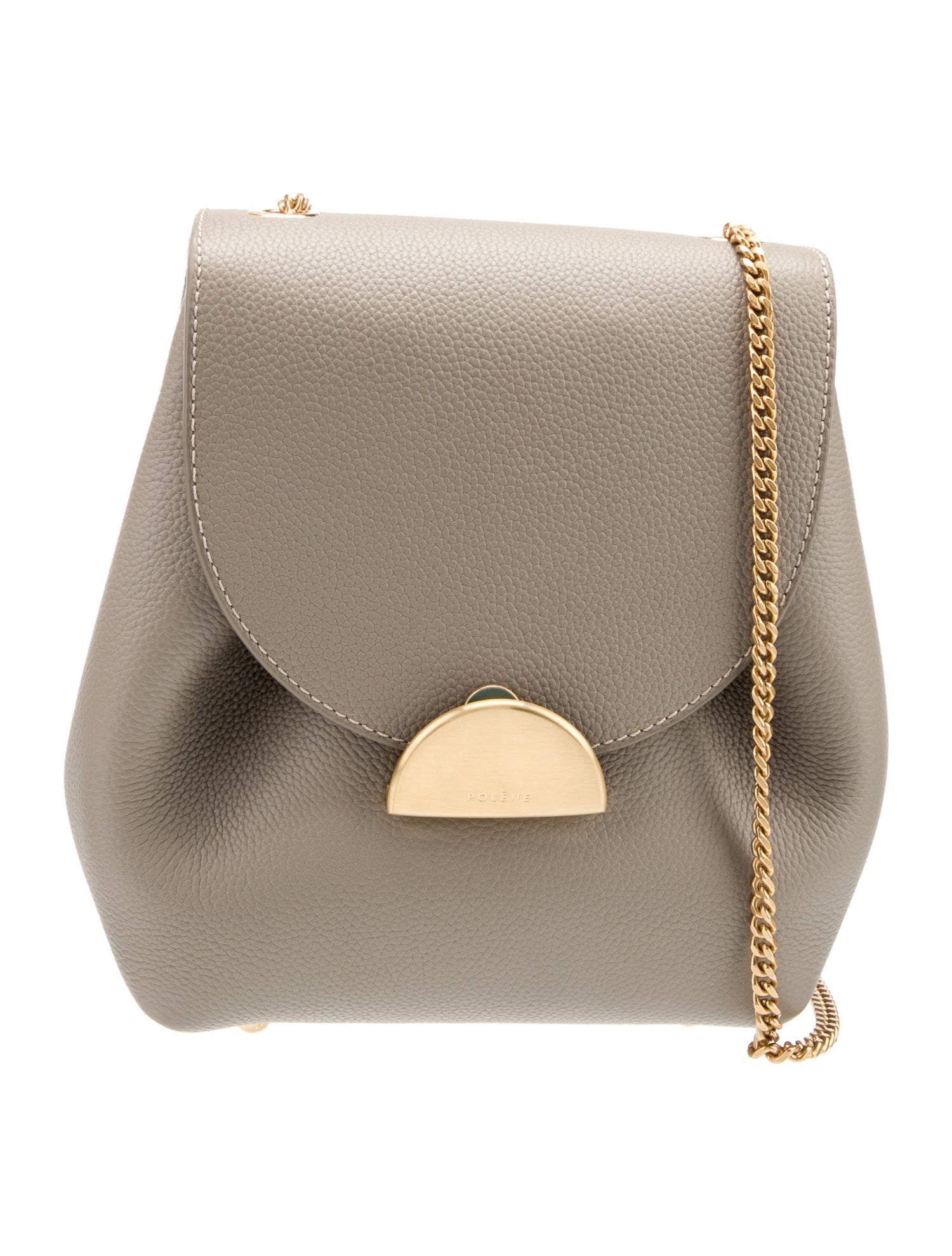 Polène Leather Crossbody Bag